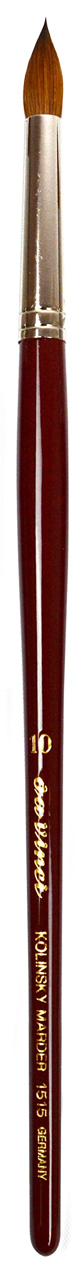 da Vinci Watercolor Series 1515 Maestro Paint Brush, Extra Short Retouching Kolinsky Red Sable, Size 10
