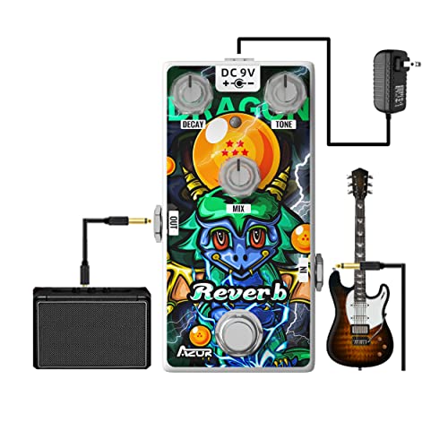 Azor Digital Reverb Pedal Dragon Pure Reverb Guitar Effect Pedal For Electric Guitar Ap509 #TOP5
