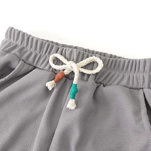 Toddler Boys Girls Sweatpants Elastic Waist Solid Athletic Pants 𝗗rawstring Baggy Joggers Pants with Pocket3