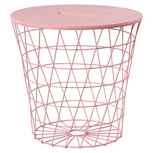 Wrought Iron Coffee Table with Storage Function, Environmentally Frien