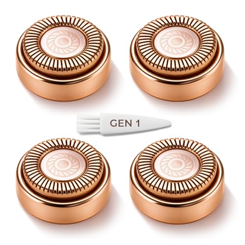 Image of Replacement Heads for Facial Hair Removal for Women, Generation 1, Set of 4