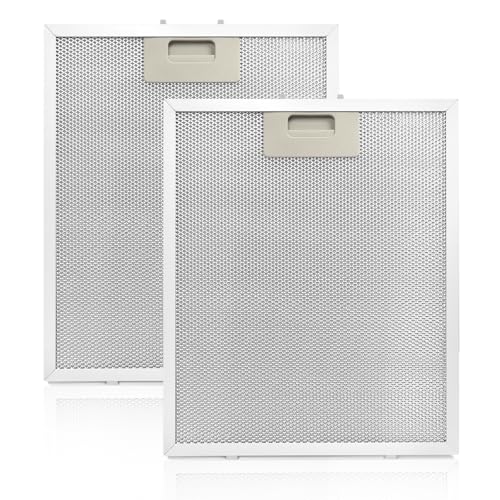 Newthinking Cooker Hood Filter 320x260mm Extractor Fan Mesh Filter 2 Pack