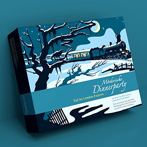 Stadtkrimis Exit Escape Stadtführung Blaubart - Mörderische Dinnerparty: Krimidinner für zuhause für 6 bis 8 Personen - Der Pate von Chicago & Tod im London Express - Spannendes Krimi Dinner Spiel für Erwachsene ab 16 Jahren