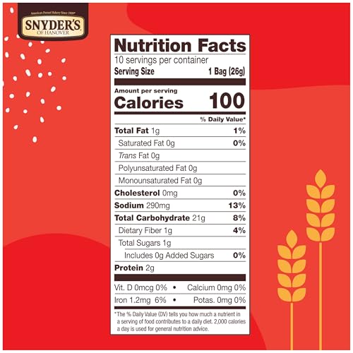 Snyder'S Of Hanover Pretzels, Snaps 100 Calorie Packs thumb #2