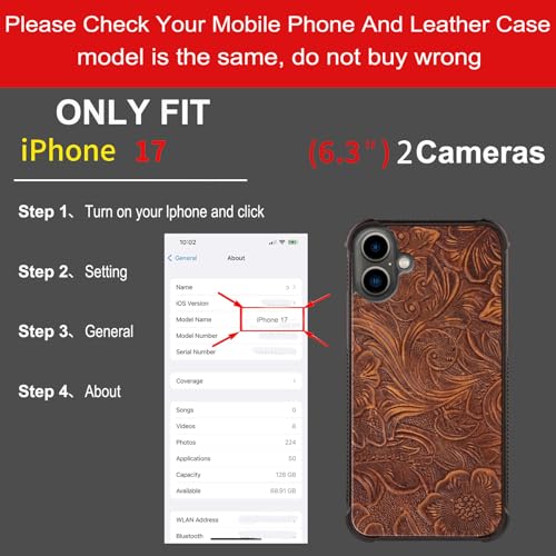 RMAWRAD Detachable Wallet Leather Case