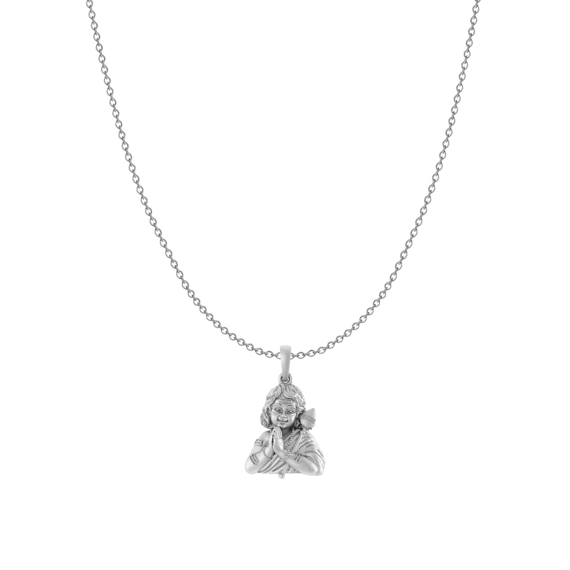 Pendentif Murugan argent 925 cadeau idéal santé et prospérité