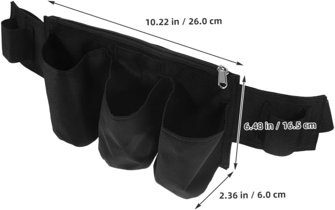 2pcs Waist Bag for Massage Therapists Storage Carrier for Massage Lotions and Oils for Spas and Home Use Portable Organizer