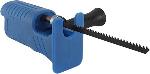 Miniatura 6 de Adaptador de sierra recíproca para taladro eléctrico, kit de conversión de taladro portátil a sierra recíproca, mango ergonómico, juego de adaptador