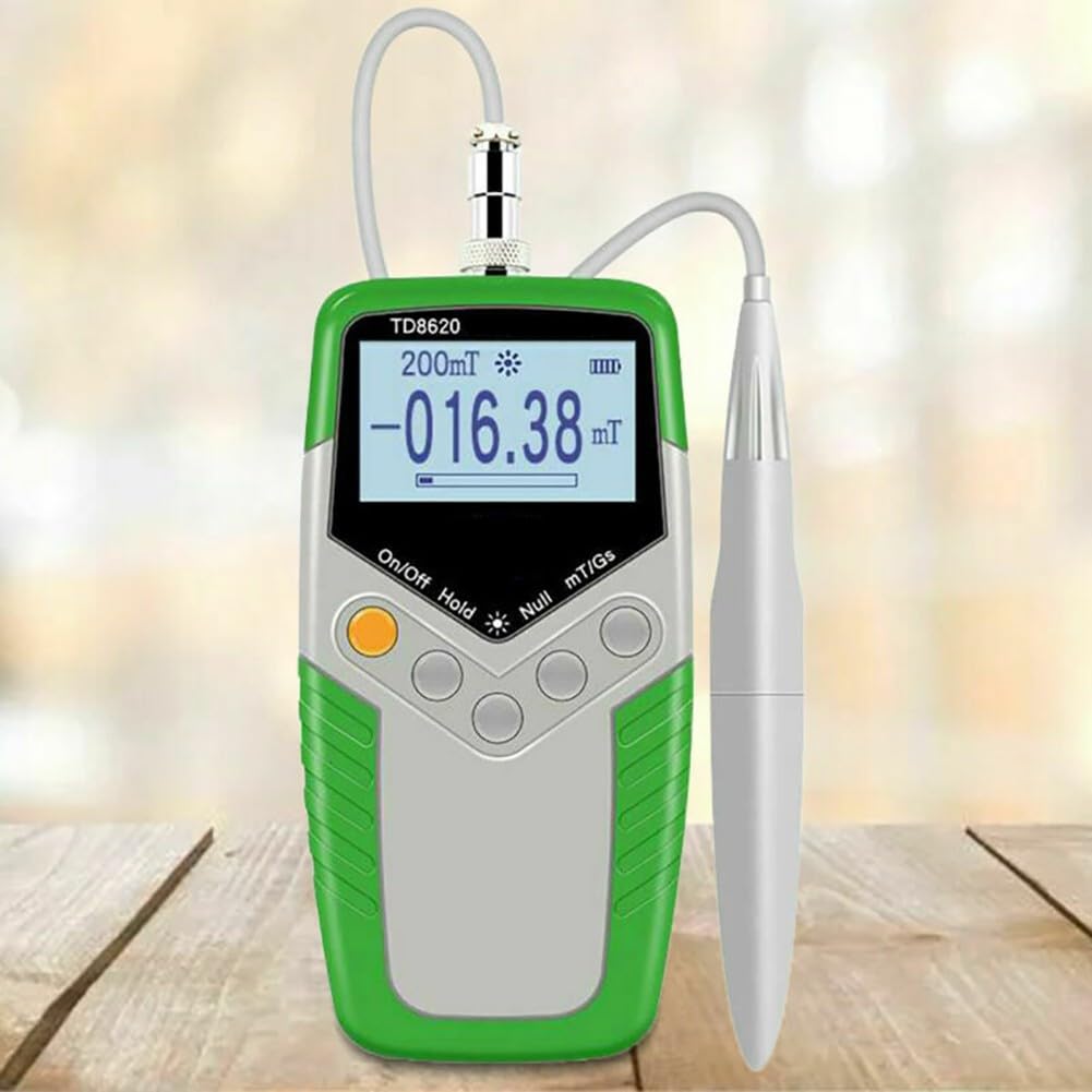 Medidor digital de Gauss de mano, TD8620, dispositivo medidor de fuerza de campo magnético con sonda, medidor de densidad de flujo de efecto Hall portátil
