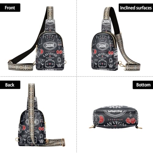 Printing Small Crossbody Sling Bags Chest Bag for Women Fanny Packs Purses3