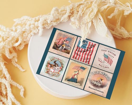 Image of Stonehouse Collection | Assorted Historical Civil War Cards | Patriotic Note Cards (Banner)