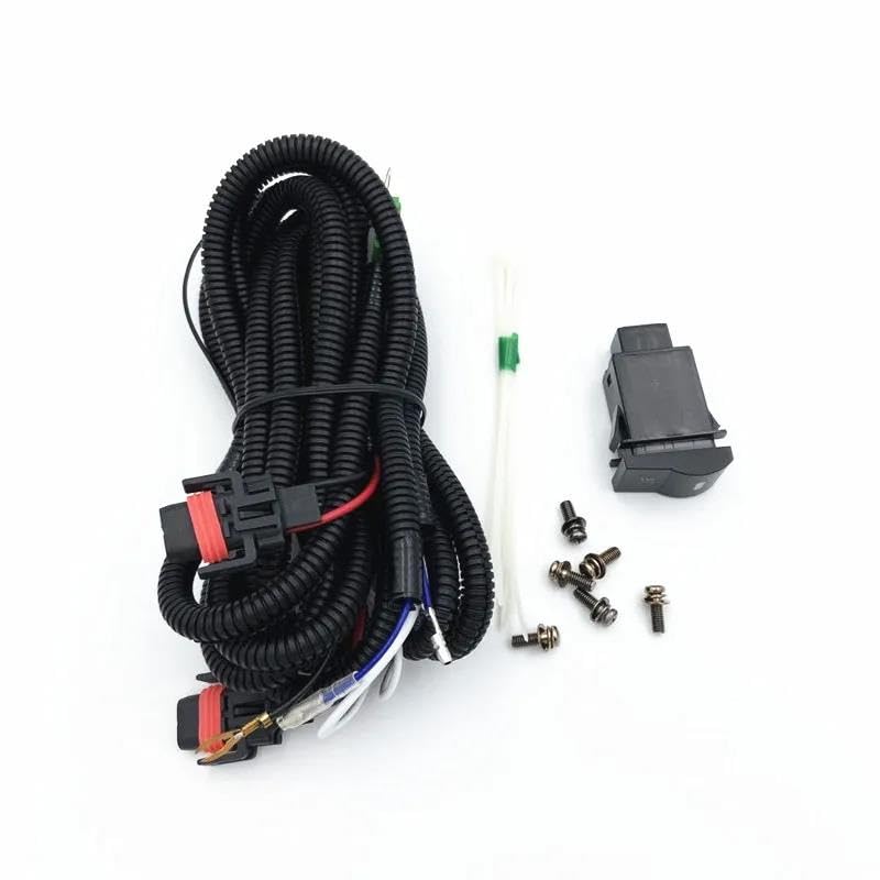 Feu antibrouillard pour Ford Ranger 2009-2011 avec cache argenté et kit câblage complet - 4