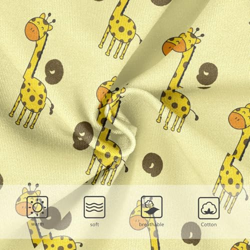 Girls' Underwear Cartoon Giraffe Cotton Stretch Comfort Toddler Panties3