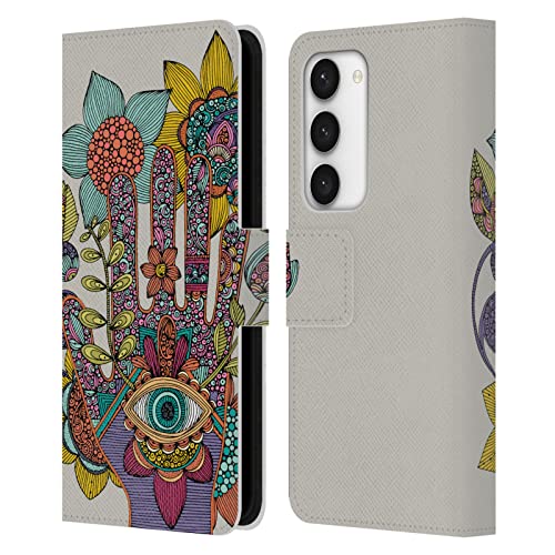 Carcasa Samsung Galaxy S23 5G Tipo Libro de Cuero Hamsa
