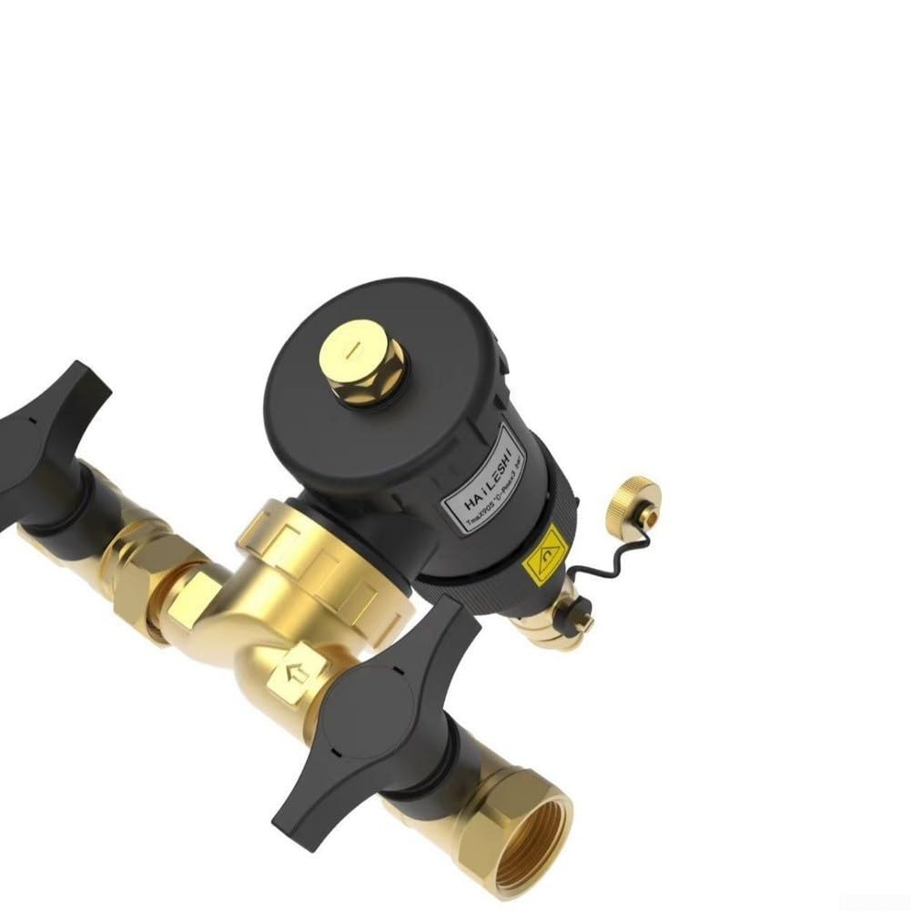 Magnetisches Heizsystem Vorfilter, Einstufiger Schlammabscheider mit abnehmbarem Magnetring, DN20 DN25 DN32 Innengewinde, für HVAC Fußbodenheizung (DN32)