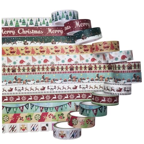 Ruban de masquage décoratif pour Noël : l'atout charme de vos paquets cadeaux