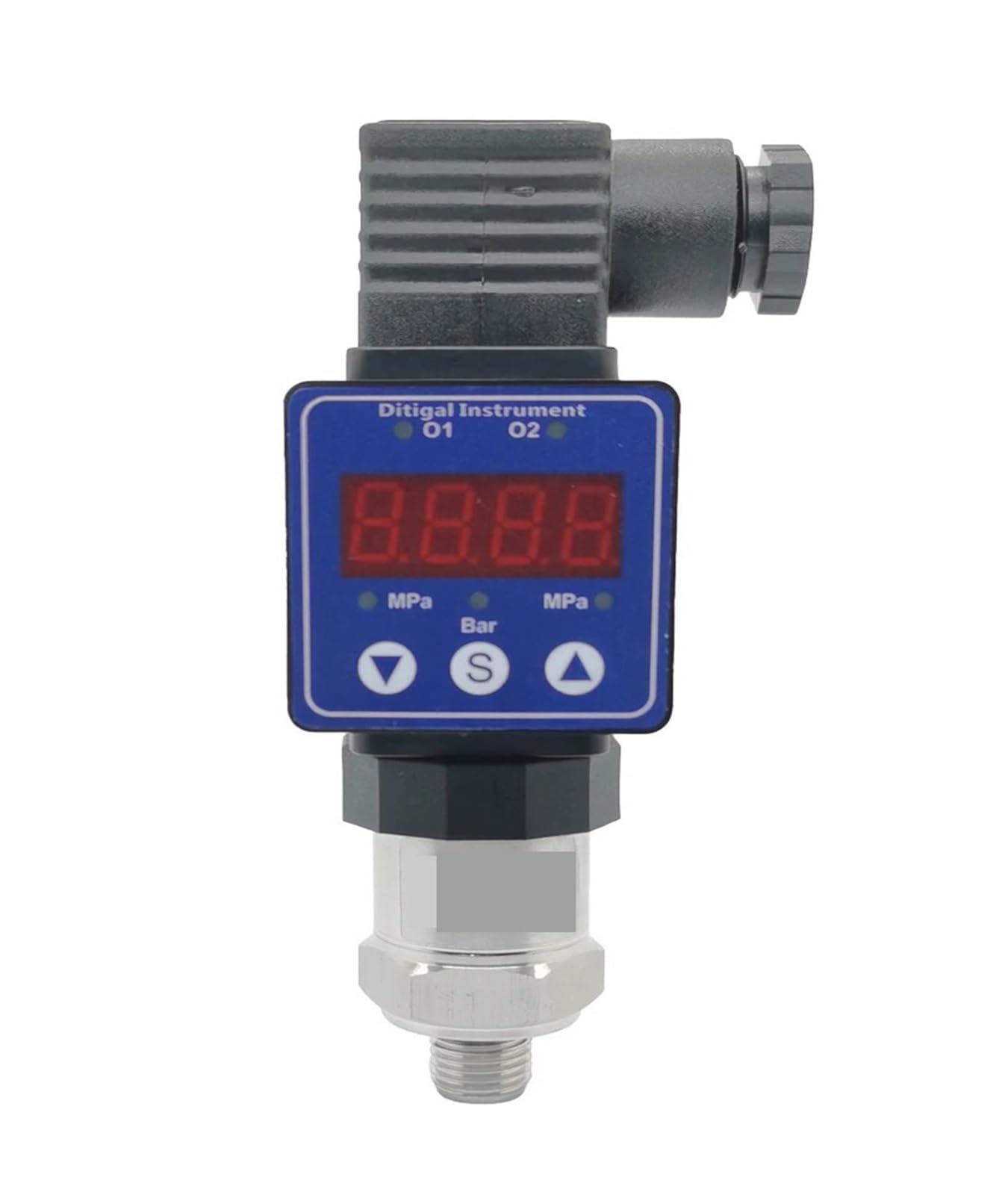Przetwornik ciśnienia z wyświetlaczem LED G1/4 12-36V 4-20mA 0,5% 0-600bar Czujnik ciśnienia (4-20mA 2wire, 0-160 bar)