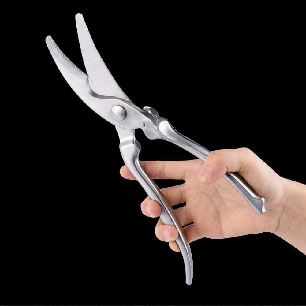 Utility Cooking Scissor Multipurpose Stainless Steel Poultry Shears with Comfortable Grips for Chicken Vegetables Fish and Herbs