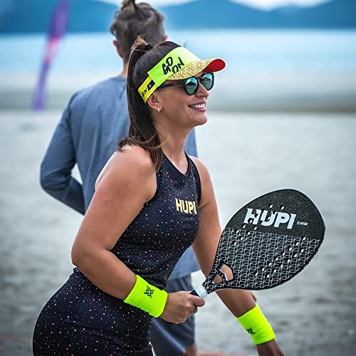 Vestido Beach Tennis Com Shorts Poliéster Hupi Guaru, Cor: Preto, Tamanho: G