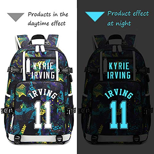 Basketball Player 11 Luminous Backpack Travel Daypacks Fans Bag (Style 2)2