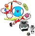 WoBoSen 10 PCS Perro Mascota Juguetes Interactivos, Cuerdas de Nudo, Bolas, Zapato, Disco de Vuelo, Bola de Risa Juguetes Interactivos Conjunto con el Saco de Bolsa de Entrenamiento de Tratamiento