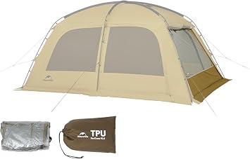 Naturehike Dune Hot Tent with Stove Jack, 117 sq ft 4 Seasons Camping Tent, 2-4 Person Waterproof Large Tent for Family, Car Camping, Picnic, Fishing, 6 Person