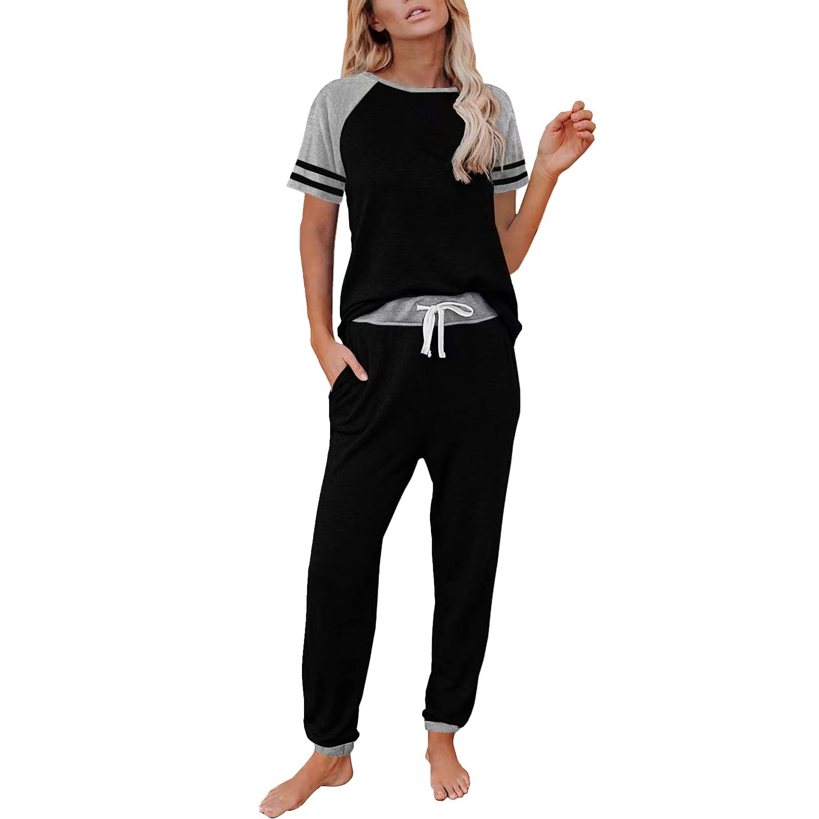 Conjunto De Pijama Para Mujer, Ropa De Dormir Info... – Grandado