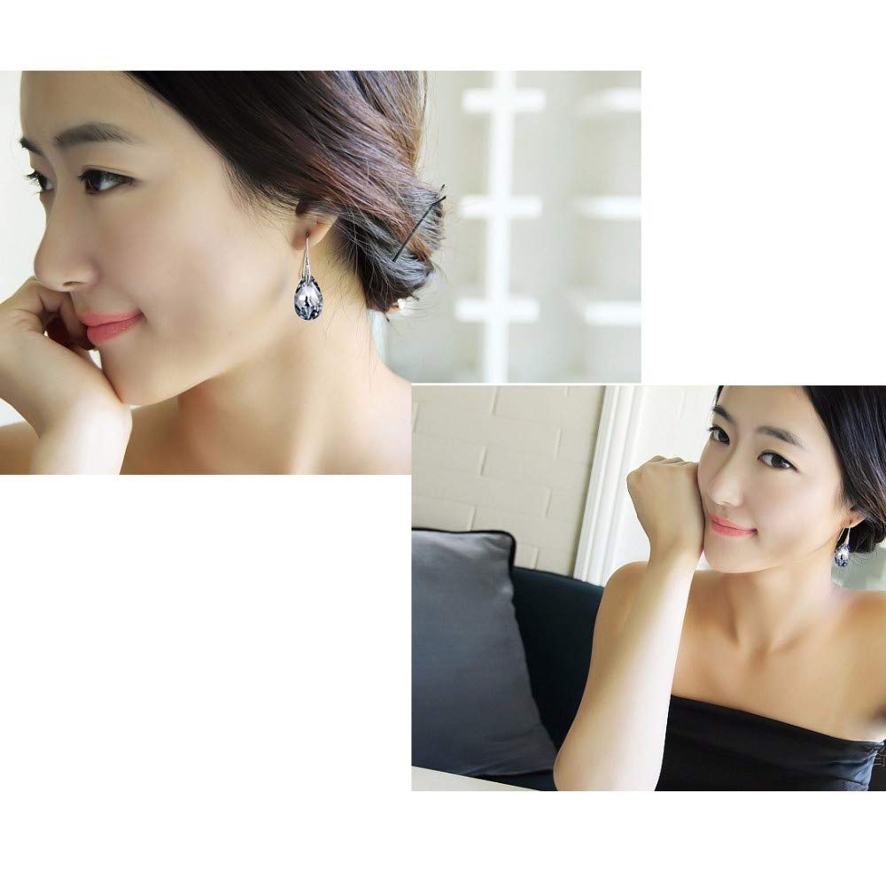 Pendientes Aros Tachuelas Pendientes de Circonita Pendientes Femeninos Cristal Lleno de Estrella Temperamento Salvaje Antialérgico Accesorios de Moda