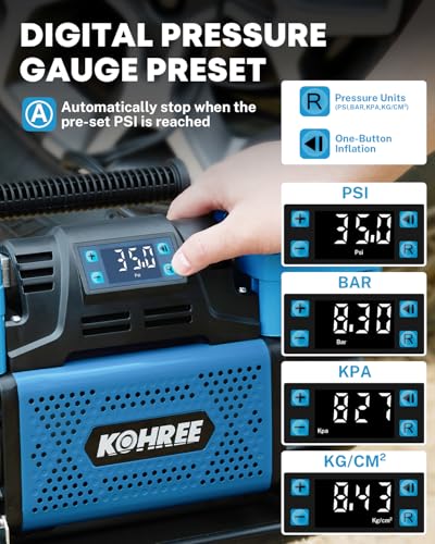 Kohree Dual Cylinder Air Compressor