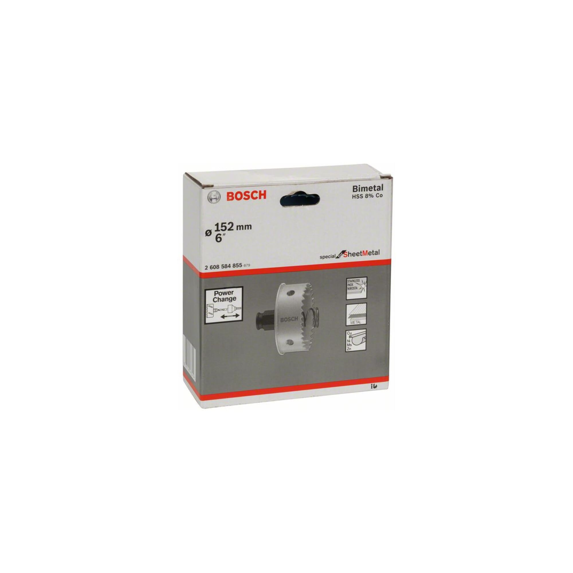 Bosch Profesional Piła otwornica Sheet Metal 152 mm, 6"
