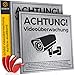 Produktbild 2-er SIGNITY Schild Videoüberwachung (15x15 cm klein) inkl. DSGVO Hinweis - Warnschild Kamera Überwachung - ideal zur Kamera Attrappe - Aluminium Schild - Achtung Videoüberwachung für Privatgrundstück