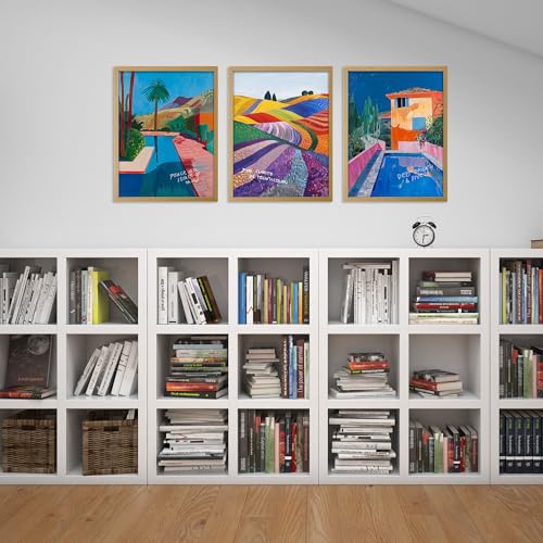 Affiches décoratives technicolor moderne et paysage de villa méditerranéenne 30x40 - 4