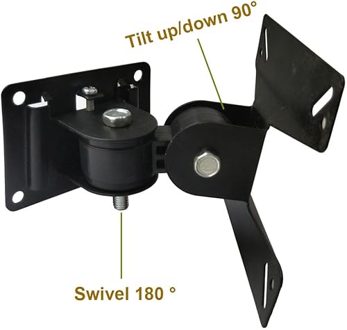 Miniatura 4 de Soporte de pared para monitor de TV, soporte giratorio pequeño para pantalla plana LCD LED de 14, 17, 19, 20, 22, 24 pulgadas