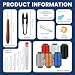 TLKKUE Sewing Kit for Adults, Steel Needles for Hand Sewing, 40 Pcs Sewing Kit with Sewing Needles Storage Bag Threads Thimbles Seam Rippers for Repair Clothing(6-Color Upholstery Thread)