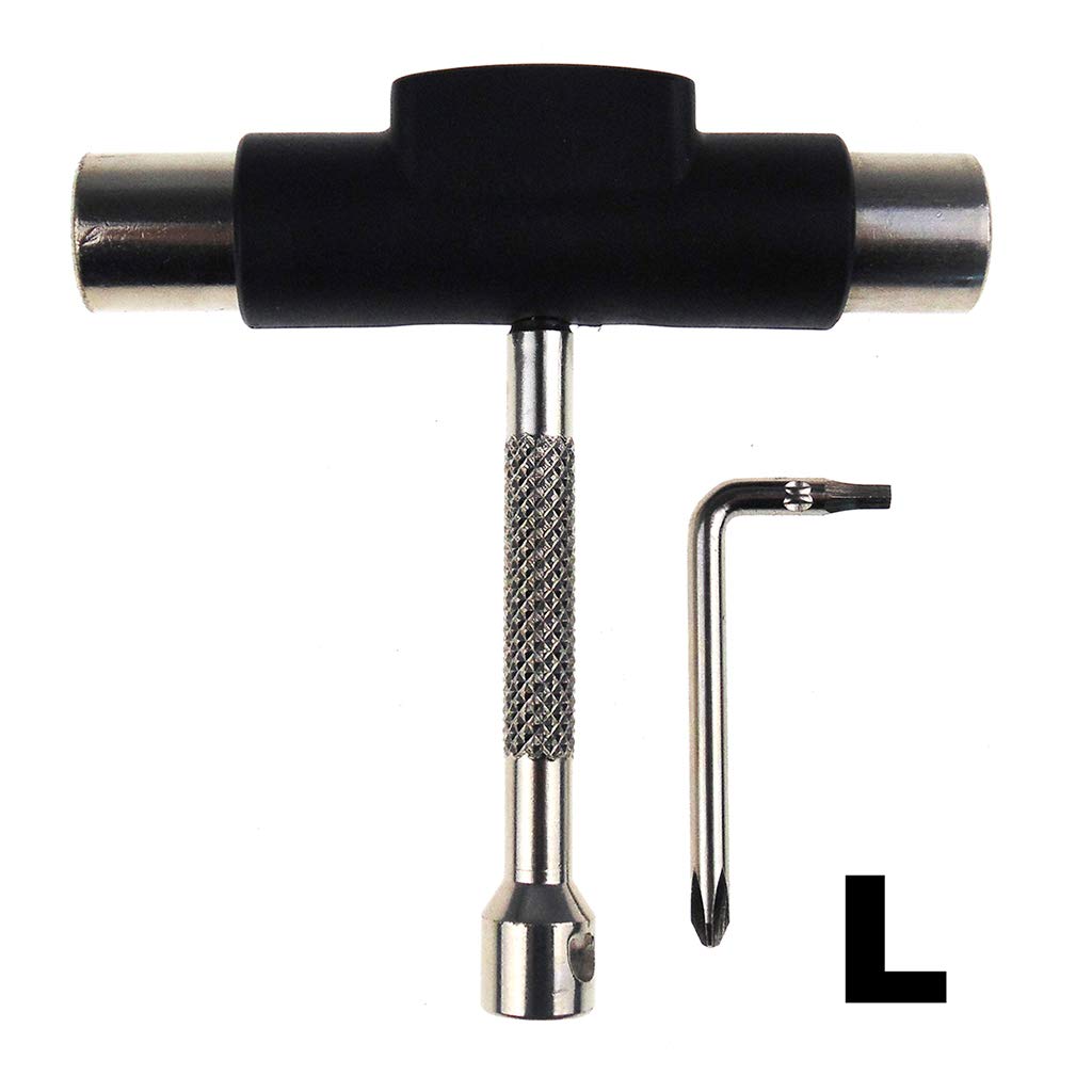 Herramienta de llave para monopatín, patines en T, destornillador integrado
