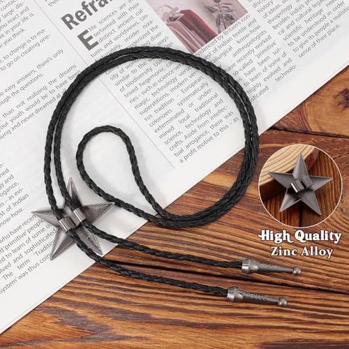 Image of Bolo Tie for Women Men, Western Bolo Tie Rodeo Cowgirl Cowboy Tie Bolo Ties Cowboy Accessories for Men Women
