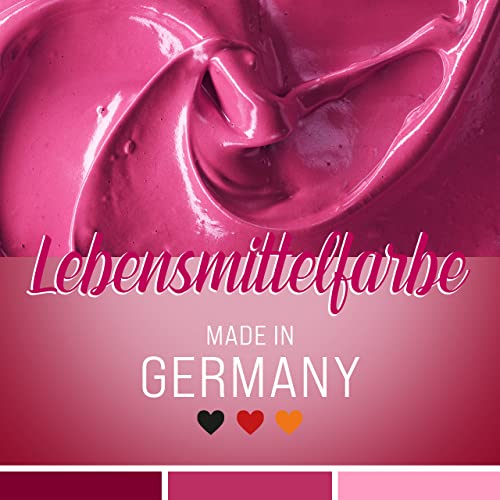 Lebensmittelfarbe Azorubin 10ml, hochkonzentriert für Backen und Dekorieren