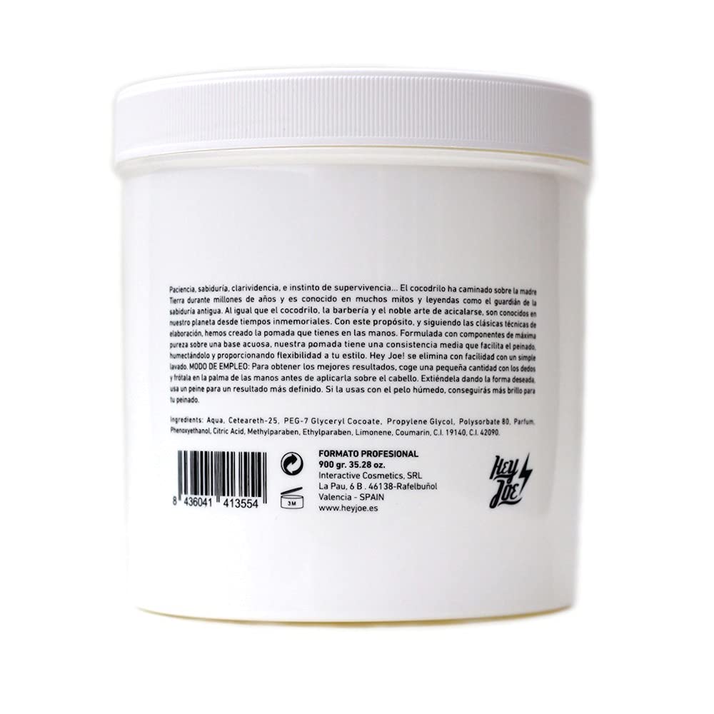 HEY JOE! Genuine Haar Pomade Herren Strong 1000 g | Haarpomade Männer mit Starkem Halt - Professionelle Haarstyling Produkte