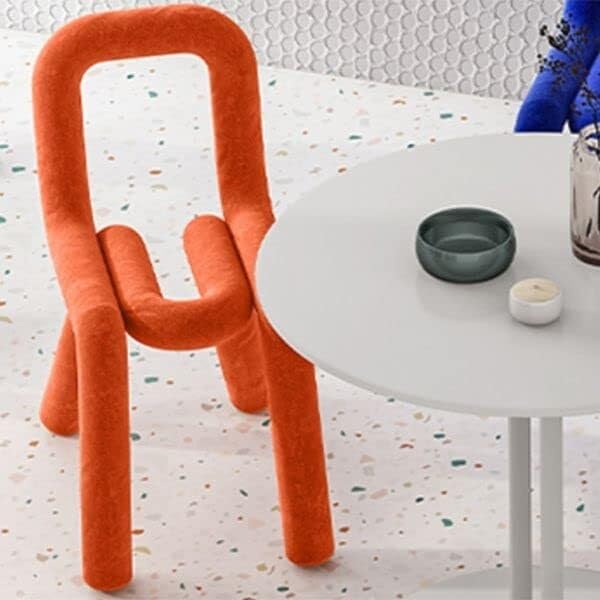 Silla de comedor moderna, 45 cm de altura del asiento, tapicería de tela, marco de metal resistente, elegante acento, perfecta para oficina en casa o comedor, juego de 1