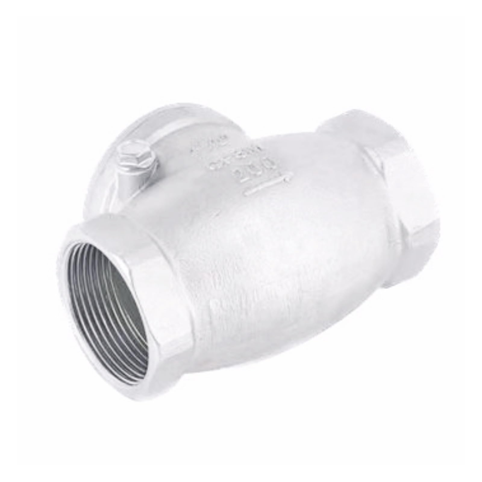 Controlador de el volumen Válvula de retención, válvula de retención, válvula de retención horizontal con boca de alambre de acero inoxidable Válvula de retención oscilante de rosca hembra de acero in