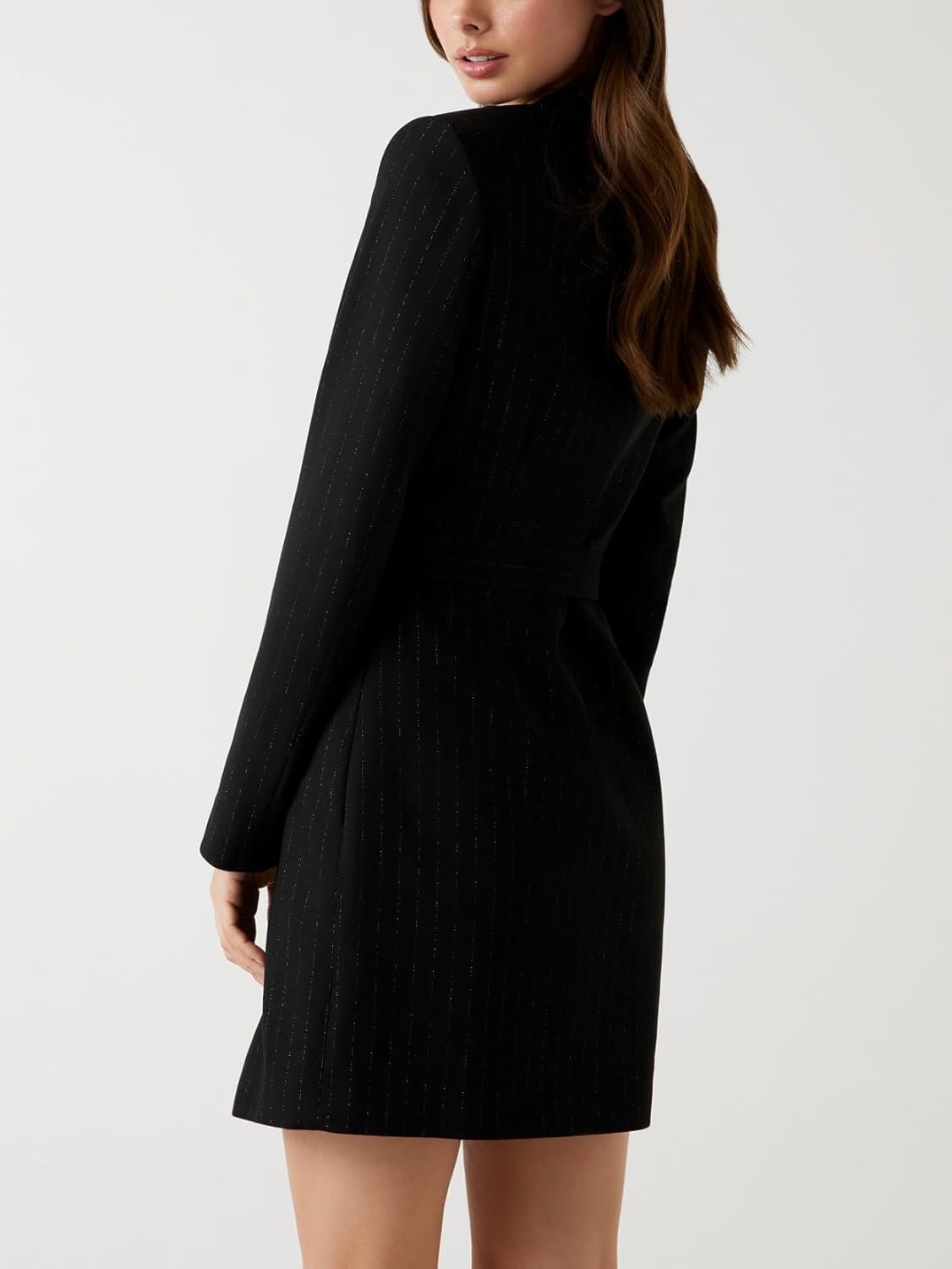 Guess Womens Eco Long Sleeve Zanita Stripe Blazer Dress - Image 2