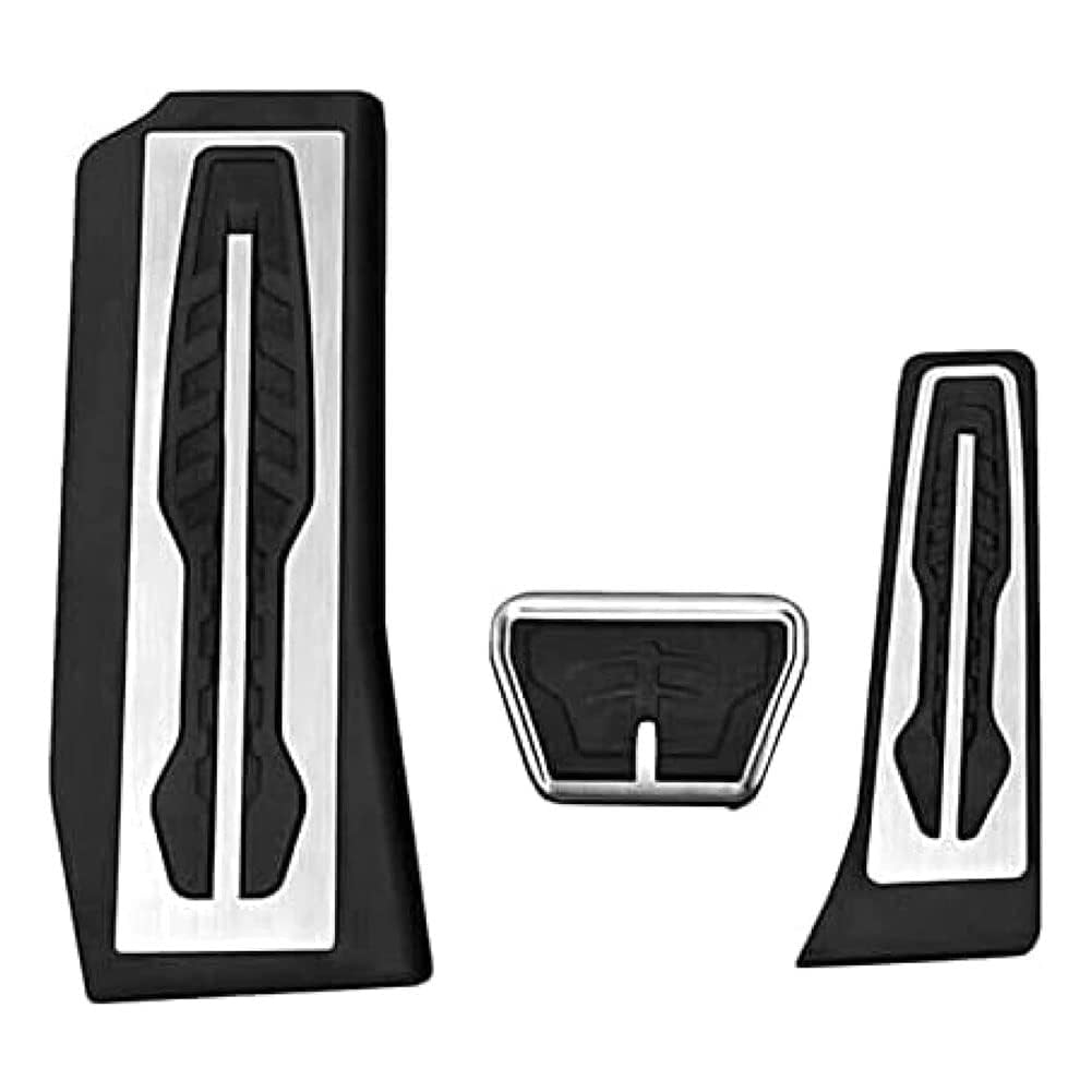 SHGUOMSC Car Pedal Cover Set For BMW 5er G30 G31 2017 Accelerator Brake Footrest Pad Accessories