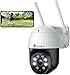 Ctronics 5MP Überwachungskamera Aussen WLAN, 2,4/5GHz Dualband WiFi PTZ IP Kamera Outdoor mit Personenerkennung, Automatische Verfolgung, Farbnachtsicht 20M, 355°/90° Drehwinkel, IP66, TF/Cloud (2)