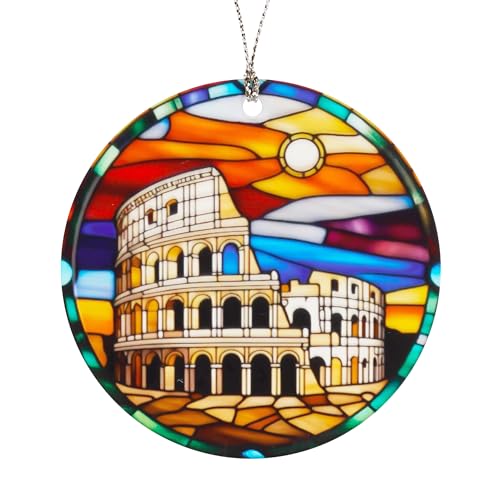 Italy Gift for Women, Italy Souvenir Gift, Rome Colosseum Travel Souvenir for Tree, Italian Landmark...