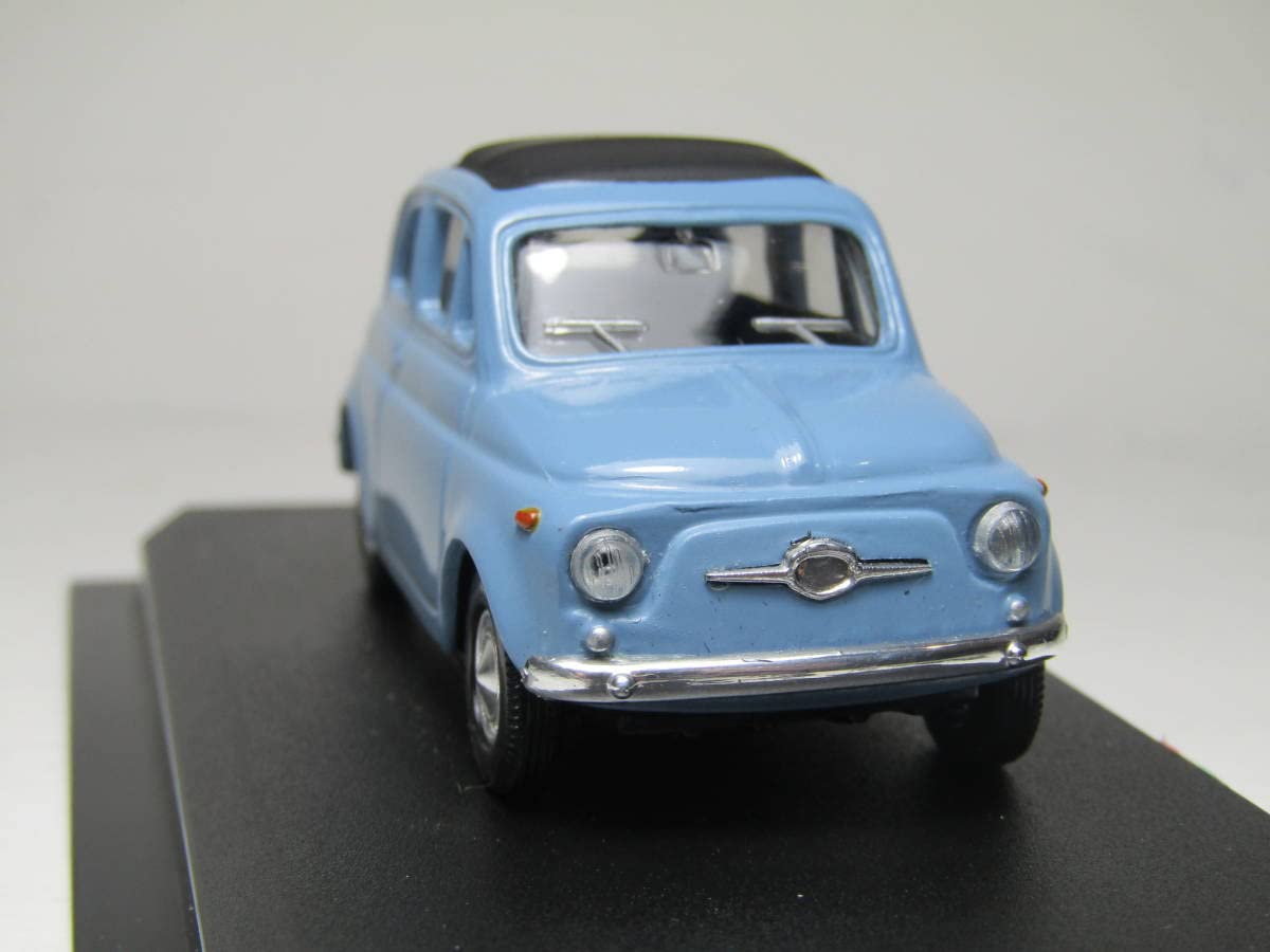 Amazon | FIAT 500 1/43 フィアット 500 ブルー 2代目 NUOVA FIAT500