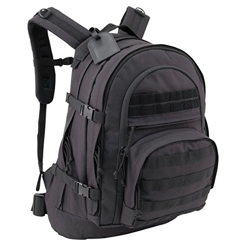 Mercury Tactical Gear Bunker 72 Hour Backpack, Black