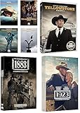 Yellowstone DVD Set Seasons 1-5 and 1883 and 1923 DVD Set Complete Collection
