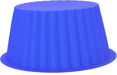 Miniatura 7 de X-Haibei Molde gigante para magdalenas, redondo, chocolate, pastel, pan, molde de silicona, diámetro superior, 7.8 pulgadas, parte inferior 5.3