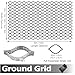 Shed Base Plastic Grid,Heavy-Duty Horse Paddock Mud Control 5-15cm Thick | Gravel Soil Stabilizer Pad for Pathways | Polyethylene Geo for & Ground Paving(15cm/6