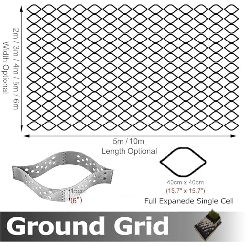 Grille de contrôle de la boue pour paddock et dalles stabilisatrices